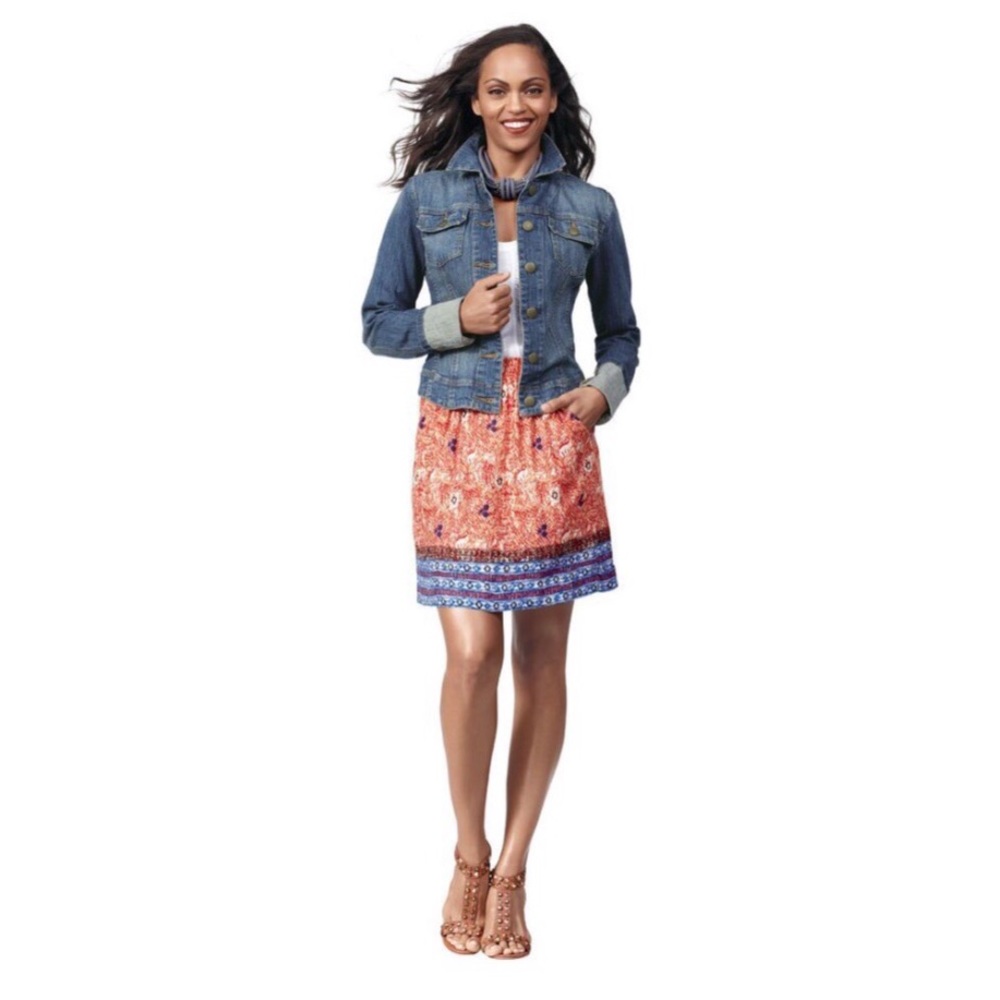 CAbi - Bella Batik Skirt / Style# 784